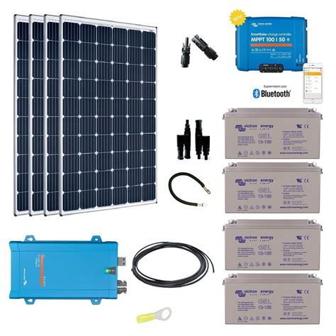 kit solaire complet avec batterie.